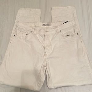 Zara white jeans